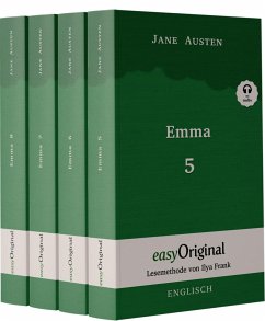 Emma - Teile 5-8 (Buch + 4 MP3 Audio-CDs) - Lesemethode von Ilya Frank - Zweisprachige Ausgabe Englisch-Deutsch - Austen, Jane