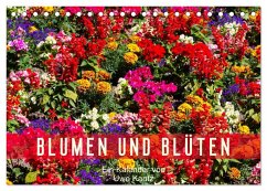 Blumen und Blüten (Tischkalender 2024 DIN A5 quer), CALVENDO Monatskalender