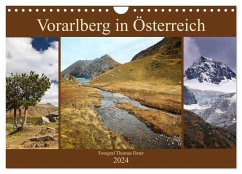 Vorarlberg in Österreich (Wandkalender 2024 DIN A4 quer), CALVENDO Monatskalender