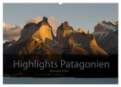 Patagonien 2024 Highlights von Manuela Seiler (Wandkalender 2024 DIN A2 quer), CALVENDO Monatskalender
