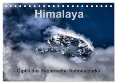 Himalaya - Gipfel des Sagarmatha Nationalparks (Tischkalender 2024 DIN A5 quer), CALVENDO Monatskalender