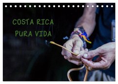 COSTA RICA - PURA VIDA (Tischkalender 2024 DIN A5 quer), CALVENDO Monatskalender