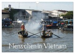 Menschen in Vietnam (Wandkalender 2024 DIN A3 quer), CALVENDO Monatskalender - Goldscheider, Stefanie