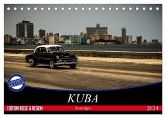 Kuba Nostalgie 2024 (Tischkalender 2024 DIN A5 quer), CALVENDO Monatskalender