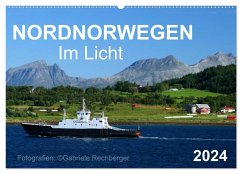 Nordnorwegen im Licht (Wandkalender 2024 DIN A2 quer), CALVENDO Monatskalender