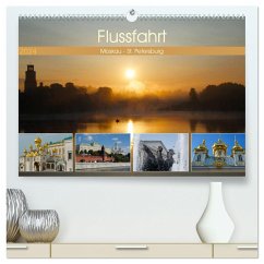 Flussfahrt Moskau - St. Petersburg (hochwertiger Premium Wandkalender 2024 DIN A2 quer), Kunstdruck in Hochglanz - Photo4emotion.com