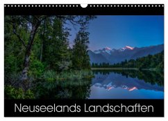 Neuseelands Landschaften (Wandkalender 2024 DIN A3 quer), CALVENDO Monatskalender