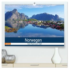 Norwegen 2024 - vom Fjord zum Fjell (hochwertiger Premium Wandkalender 2024 DIN A2 quer), Kunstdruck in Hochglanz