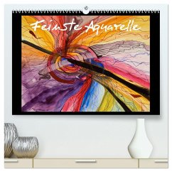 Feinste Aquarelle (hochwertiger Premium Wandkalender 2024 DIN A2 quer), Kunstdruck in Hochglanz - Dämmrich, Ricarda
