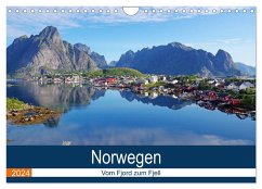 Norwegen 2024 - vom Fjord zum Fjell (Wandkalender 2024 DIN A4 quer), CALVENDO Monatskalender