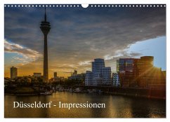 Düsseldorf - Impressionen (Wandkalender 2024 DIN A3 quer), CALVENDO Monatskalender - Fahrenbach, Michael
