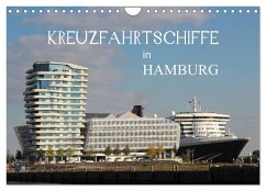 Kreuzfahrtschiffe in Hamburg (Wandkalender 2024 DIN A4 quer), CALVENDO Monatskalender