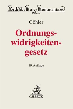 Gesetz über Ordnungswidrigkeiten - Göhler, Erich;Seitz, Helmut;König, Peter