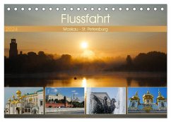 Flussfahrt Moskau - St. Petersburg (Tischkalender 2024 DIN A5 quer), CALVENDO Monatskalender