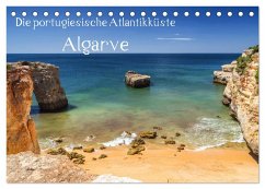 Die portugiesische Atlantikküste - Algarve (Tischkalender 2024 DIN A5 quer), CALVENDO Monatskalender
