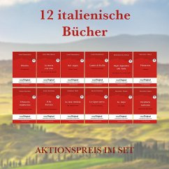 12 italienische Bücher (Bücher +12 Audio-CDs) - Lesemethode von Ilya Frank - Pirandello, Luigi;Verga, Giovanni;Tozzi, Federigo