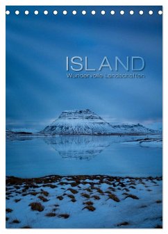 Island - Wundervolle Landschaften (Tischkalender 2024 DIN A5 hoch), CALVENDO Monatskalender
