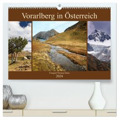 Vorarlberg in Österreich (hochwertiger Premium Wandkalender 2024 DIN A2 quer), Kunstdruck in Hochglanz