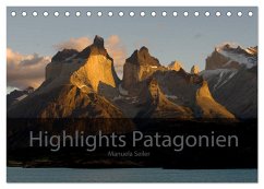 Patagonien 2024 Highlights von Manuela Seiler (Tischkalender 2024 DIN A5 quer), CALVENDO Monatskalender