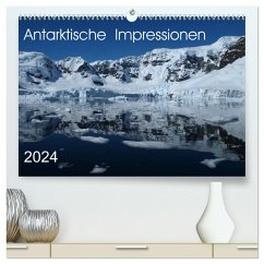 Antarktische Impressionen (hochwertiger Premium Wandkalender 2024 DIN A2 quer), Kunstdruck in Hochglanz
