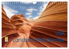 USA Landschaftskalender (Wandkalender 2024 DIN A4 quer), CALVENDO Monatskalender