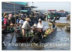 Vietnamesische Impressionen (Wandkalender 2024 DIN A2 quer), CALVENDO Monatskalender