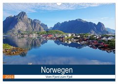 Norwegen 2024 - vom Fjord zum Fjell (Wandkalender 2024 DIN A3 quer), CALVENDO Monatskalender