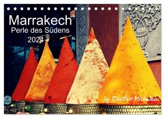 Marrakech - Perle des Südens 2024 (Tischkalender 2024 DIN A5 quer), CALVENDO Monatskalender