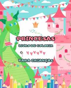 Livro de colorir princesas - Book, My First Coloring