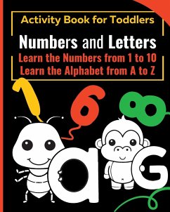 NUMBERS and LETTERS Activity Book for Toddlers - Press, Wonderful