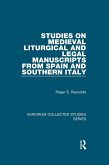 Studies on Medieval Liturgical and Legal Manuscripts from Spain and Southern Italy (eBook, ePUB)