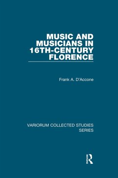 Cover Music and Musicians in 16th-Century Florence (eBook, ePUB)
