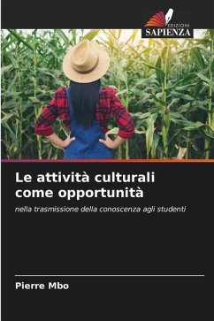 Le attività culturali come opportunità - Mbo, Pierre