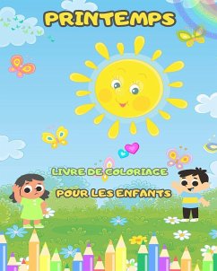 Livre de coloriage de printemps pour les enfants - Book, My First Coloring