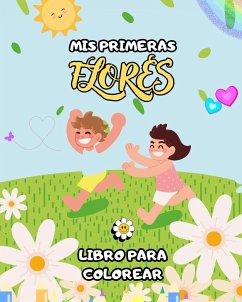 Libro de colorear de flores para niños - Book, My First Coloring