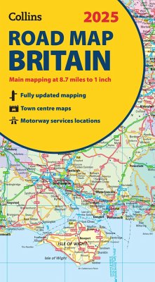 2025 Collins Road Map of Britain - Collins Maps