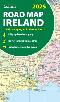 2025 Collins Road Map of Ireland - Collins Maps