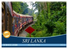 Sri Lanka - Eine Bilder-Reise (Wandkalender 2024 DIN A3 quer), CALVENDO Monatskalender - Heinrich, Sebastian