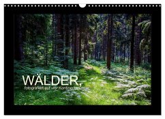 Wälder, fotografiert auf vier Kontinenten (Wandkalender 2024 DIN A3 quer), CALVENDO Monatskalender