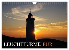 Leuchttürme PUR (Wandkalender 2024 DIN A4 quer), CALVENDO Monatskalender