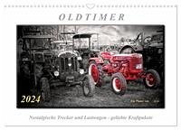 Oldtimer - nostalgische Trecker und Lastwagen (Wandkalender 2024 DIN A3 quer), CALVENDO Monatskalender