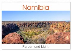 Namibia - Farben und Licht (Wandkalender 2024 DIN A2 quer), CALVENDO Monatskalender