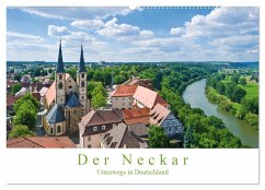 Der Neckar - Unterwegs in Deutschland (Wandkalender 2024 DIN A2 quer), CALVENDO Monatskalender