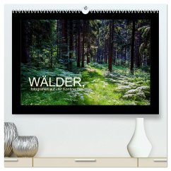 Wälder, fotografiert auf vier Kontinenten (hochwertiger Premium Wandkalender 2024 DIN A2 quer), Kunstdruck in Hochglanz