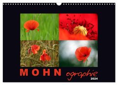 MOHNographie (Wandkalender 2024 DIN A3 quer), CALVENDO Monatskalender - Giessl, Angelika