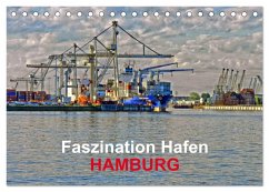 Faszination Hafen - Hamburg (Tischkalender 2024 DIN A5 quer), CALVENDO Monatskalender - URSfoto