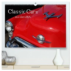 Classic Cars aus den USA (hochwertiger Premium Wandkalender 2024 DIN A2 quer), Kunstdruck in Hochglanz - Calvendo