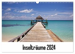 Inselträume 2024 (Wandkalender 2024 DIN A3 quer), CALVENDO Monatskalender