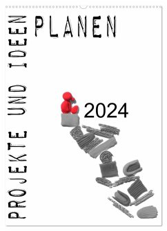 Projekte und Ideen planen (Wandkalender 2024 DIN A2 hoch), CALVENDO Monatskalender