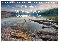 Glacier National Park Montana - USA (Wandkalender 2024 DIN A4 quer), CALVENDO Monatskalender